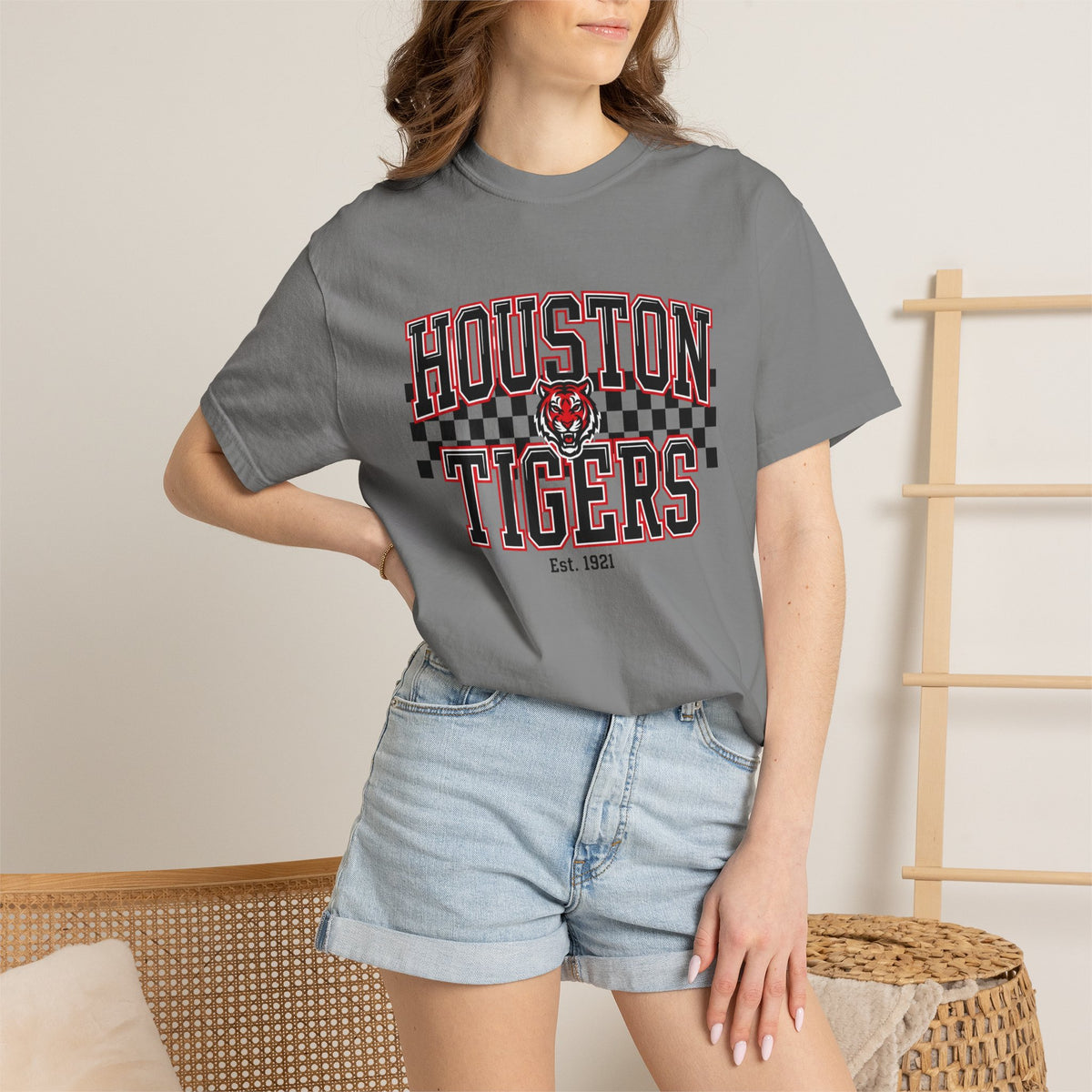 Houston Tigers Vintage-Style T-Shirt