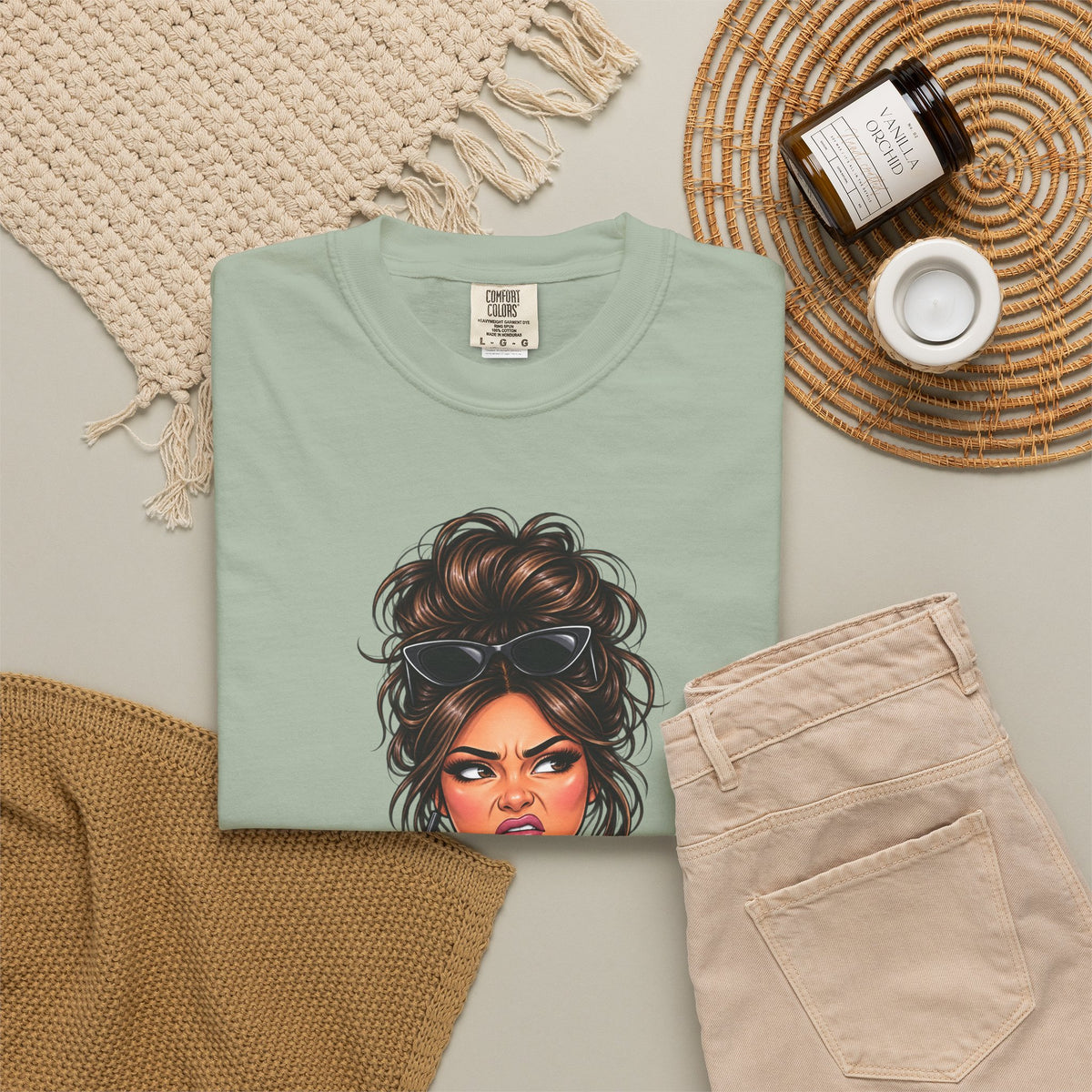 Iced Coffee Girl Custom T-Shirt