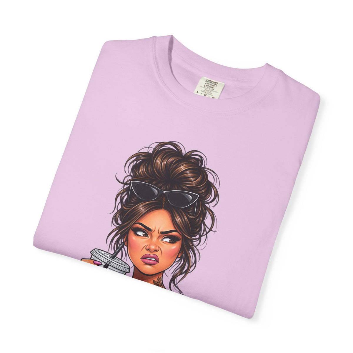 Iced Coffee Girl Custom T-Shirt