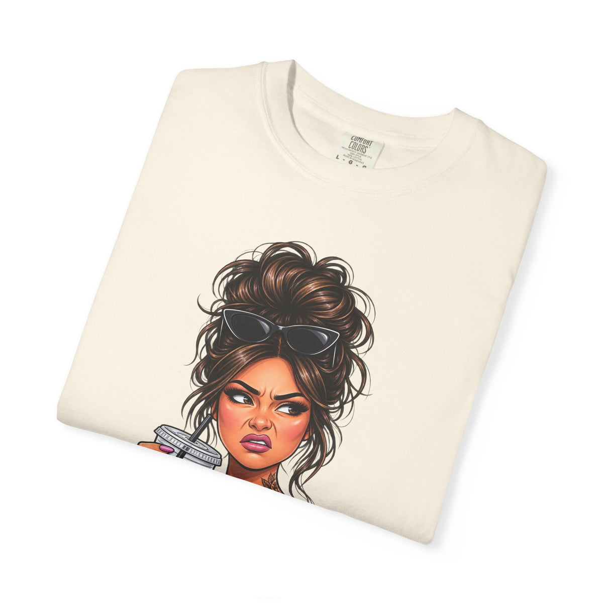 Iced Coffee Girl Custom T-Shirt