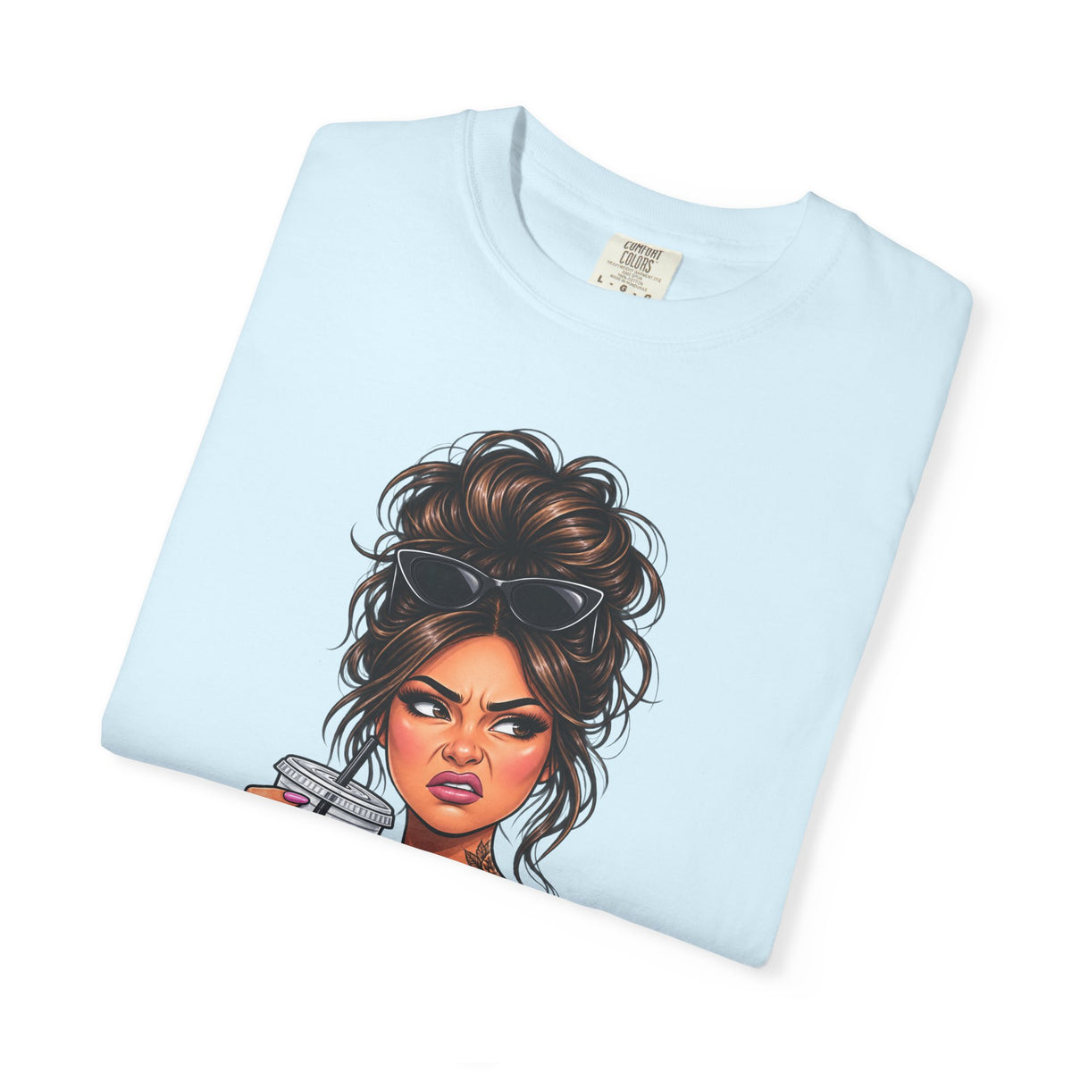Iced Coffee Girl Custom T-Shirt