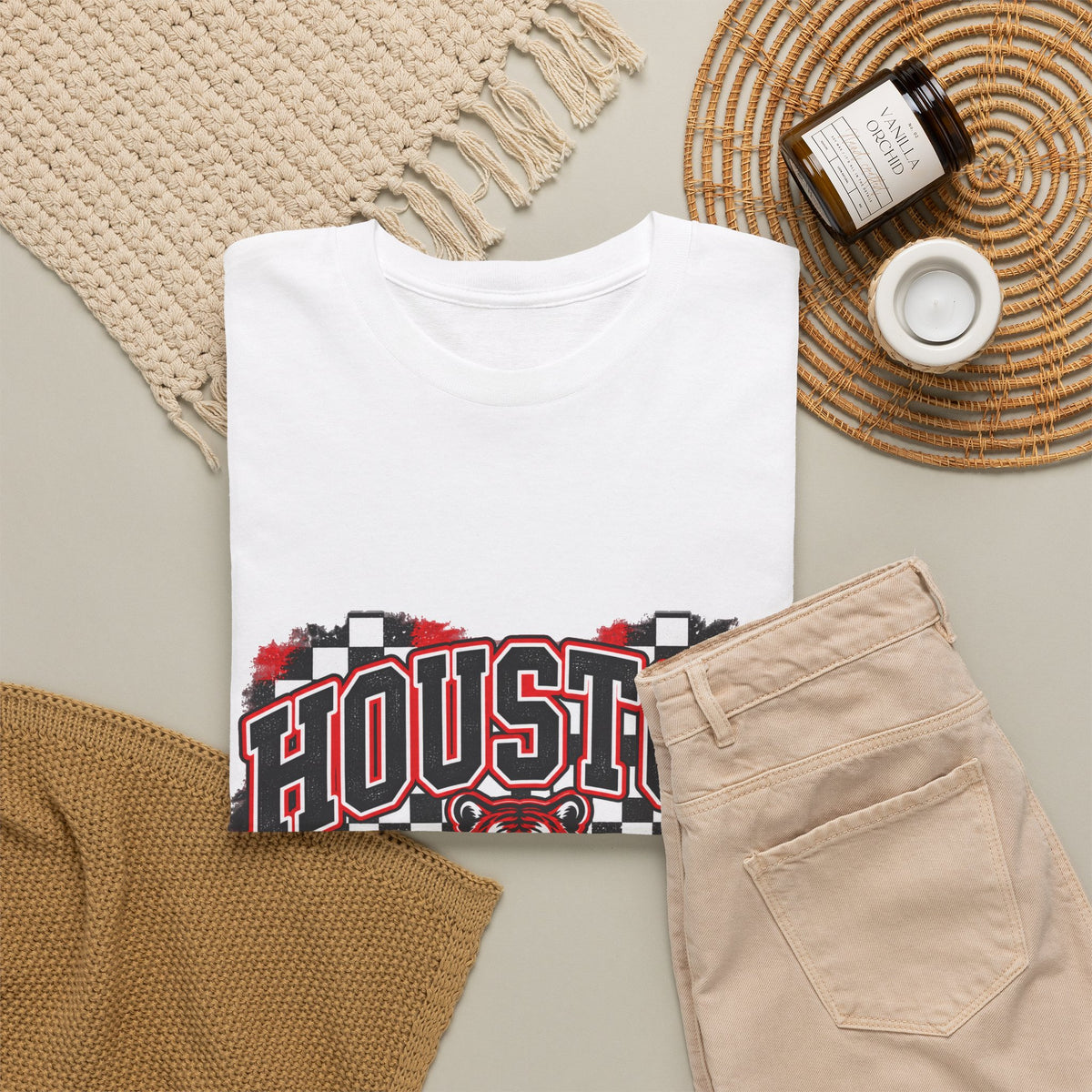 Houston Tigers Vintage Racing Tee