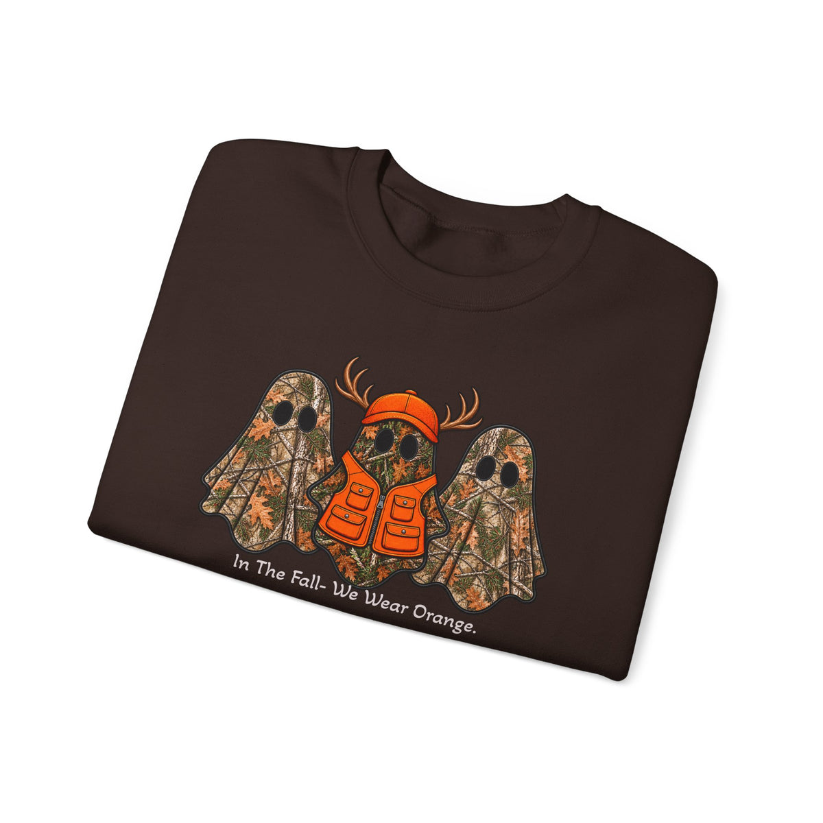 In the Fall We Wear Orange -Crewneck Sweatshirt