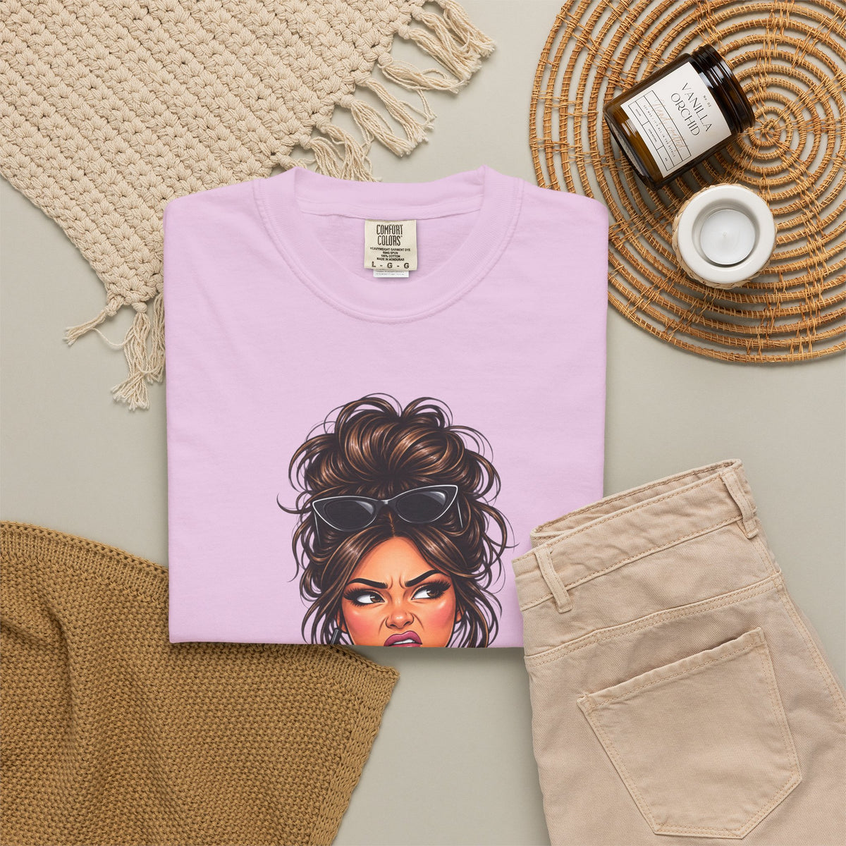 Iced Coffee Girl Custom T-Shirt