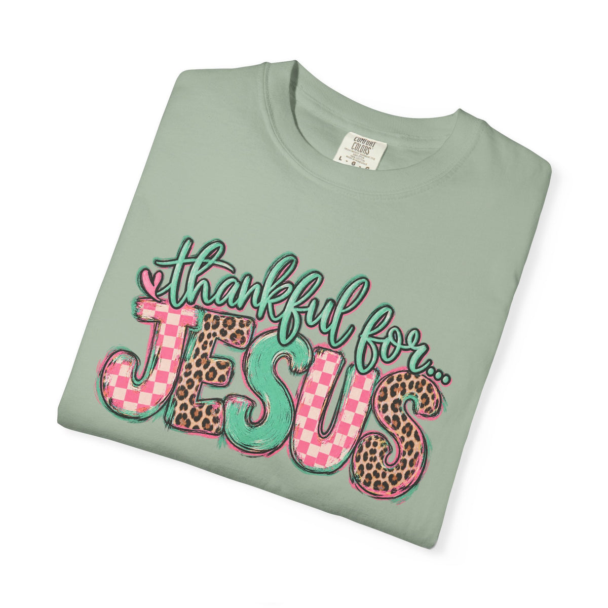 Thankful for Jesus Tee floral