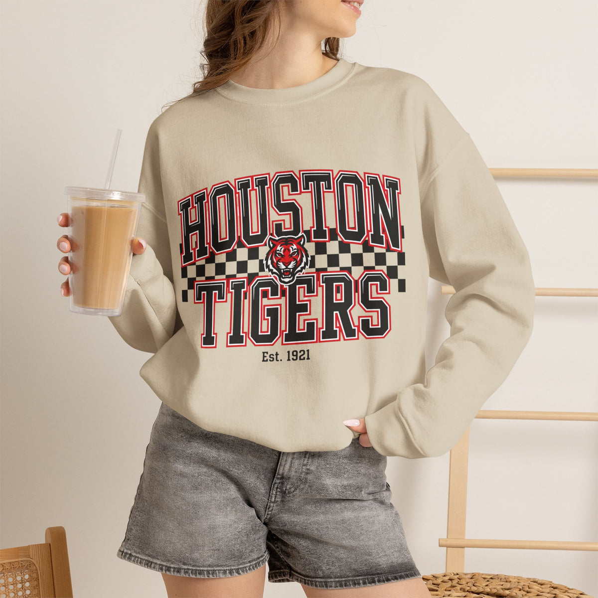 Houston Tigers Crewneck Sweatshirt