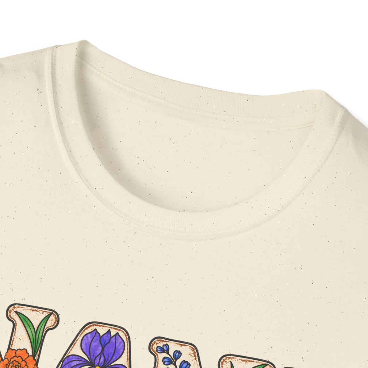 NANI custom tee! With birth flowers and names.