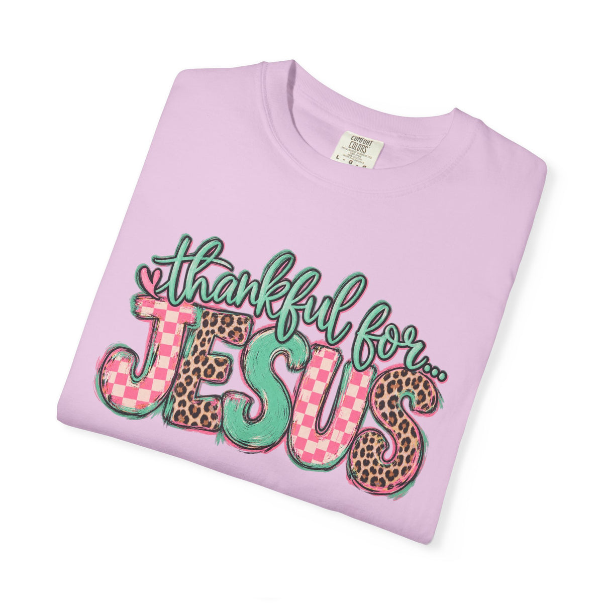 Thankful for Jesus Tee floral