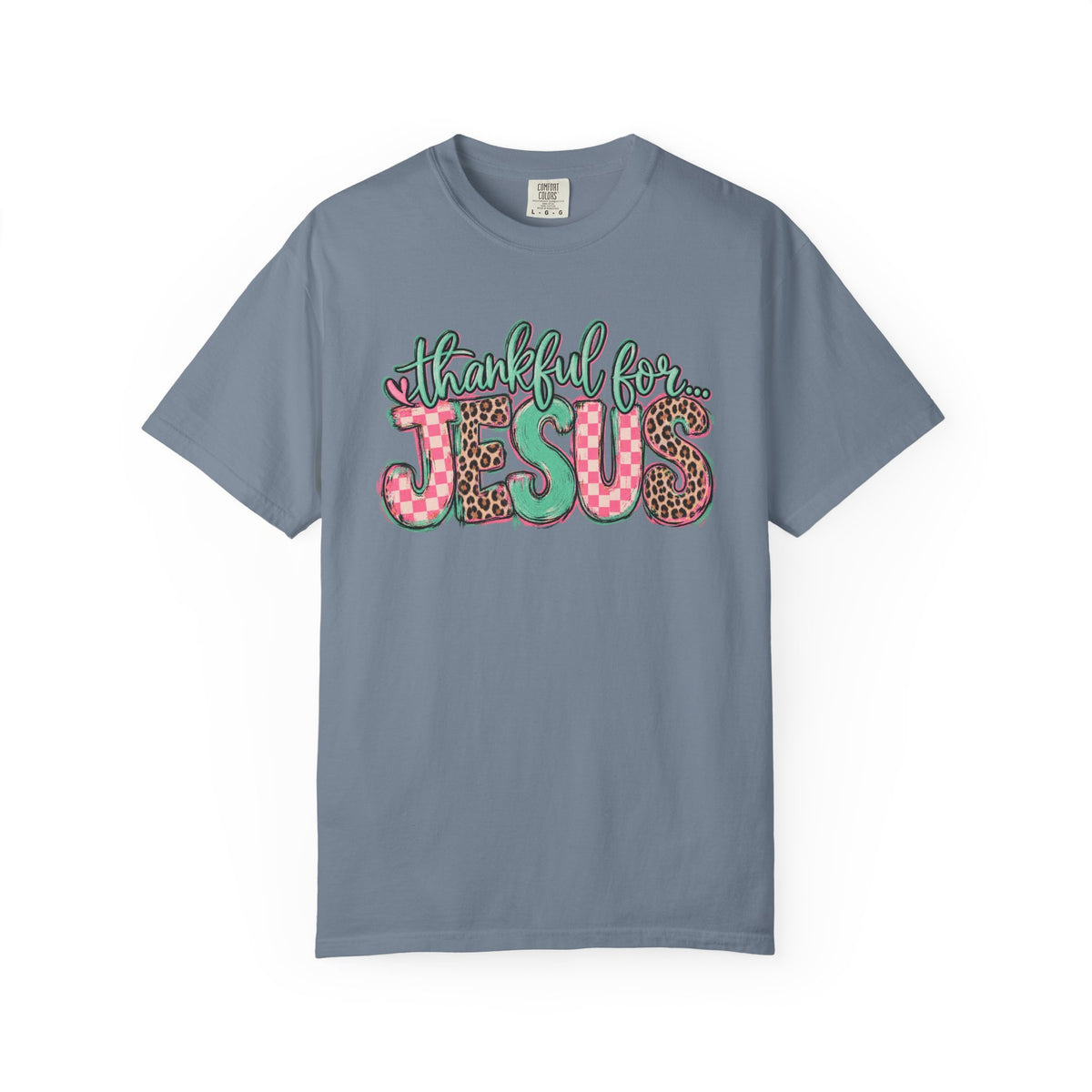 Thankful for Jesus Tee floral