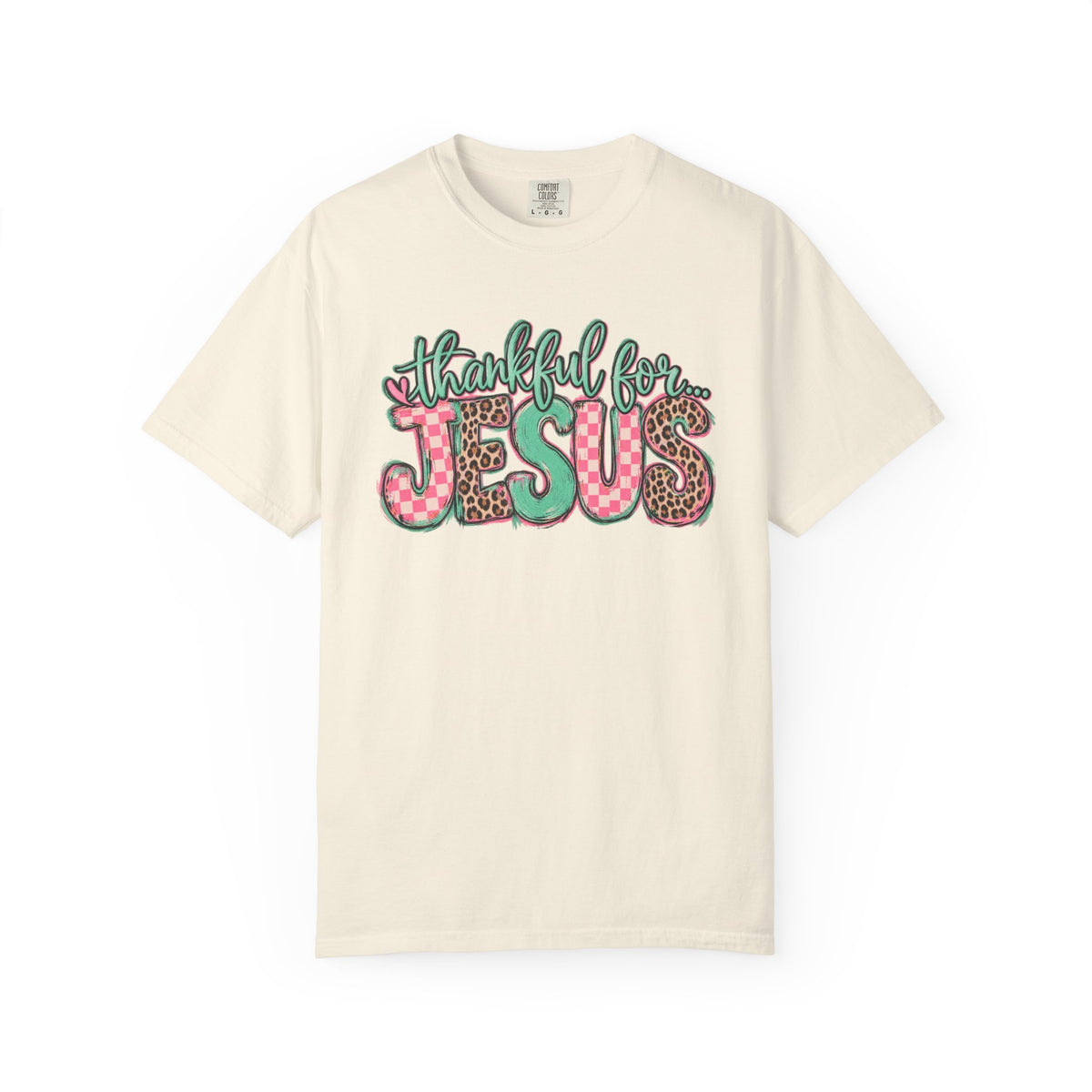Thankful for Jesus Tee floral