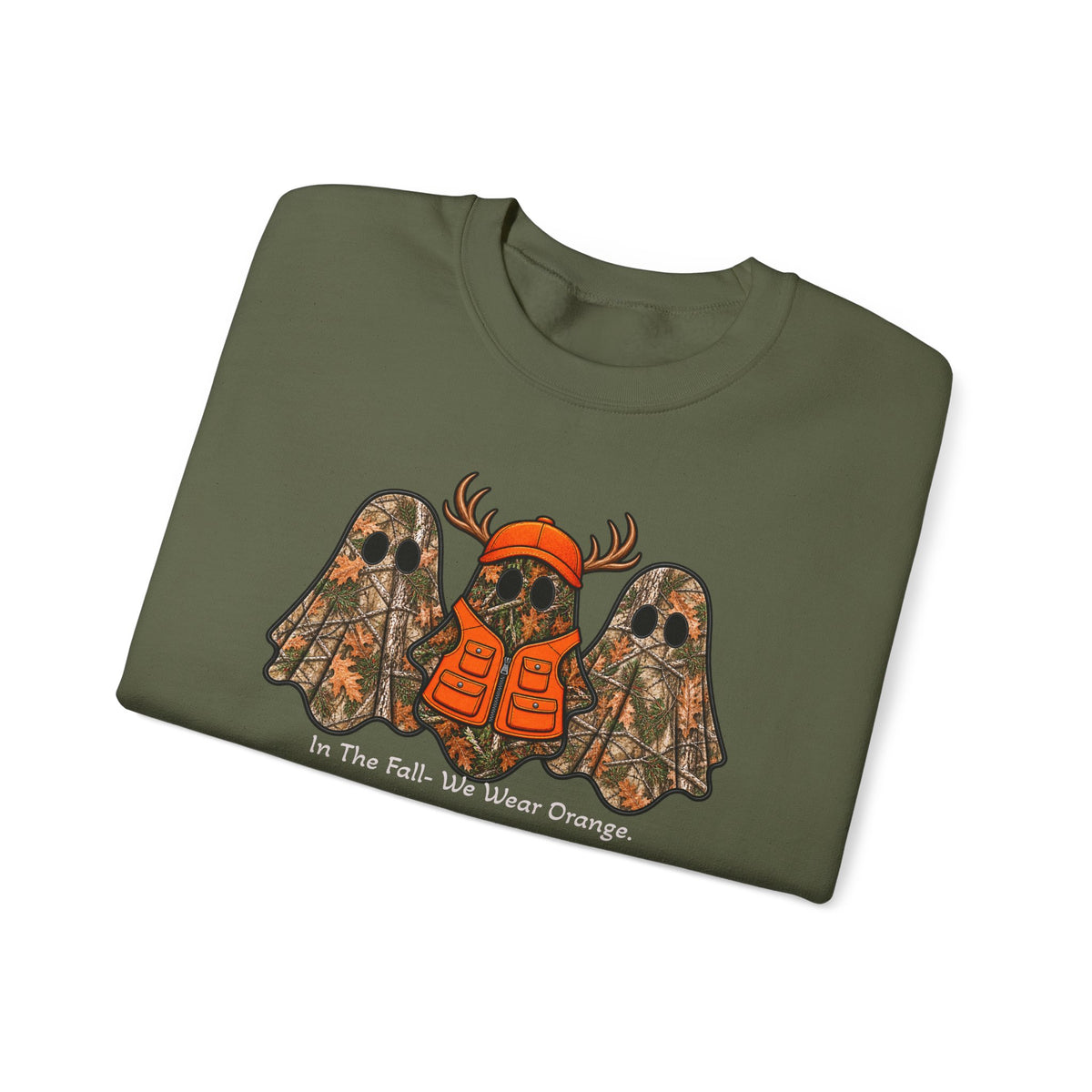 In the Fall We Wear Orange -Crewneck Sweatshirt