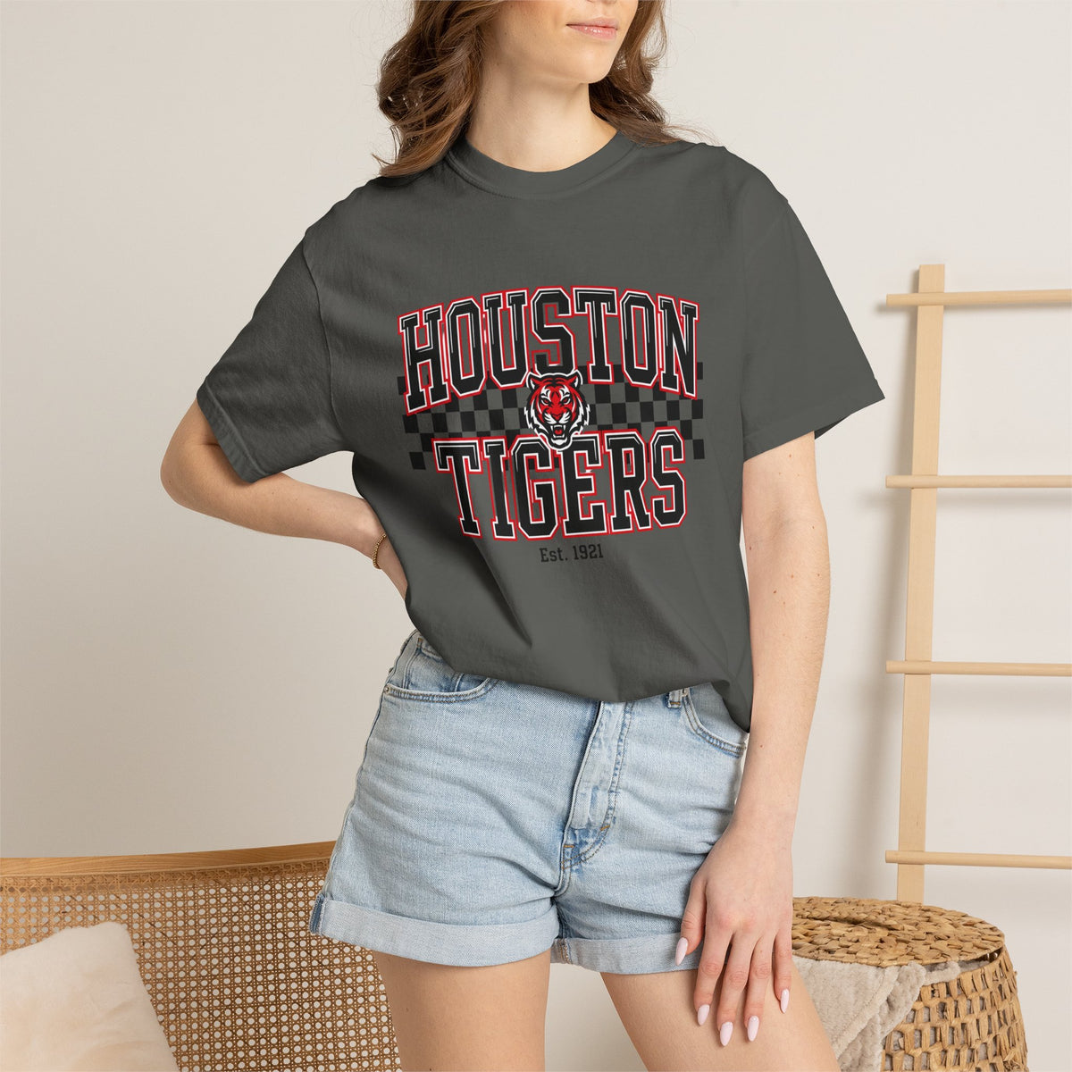 Houston Tigers Vintage-Style T-Shirt