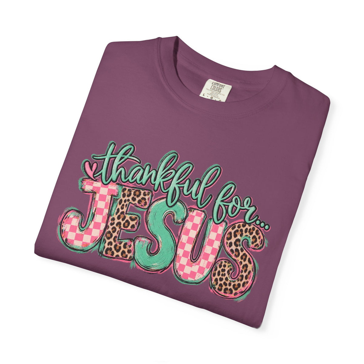 Thankful for Jesus Tee floral