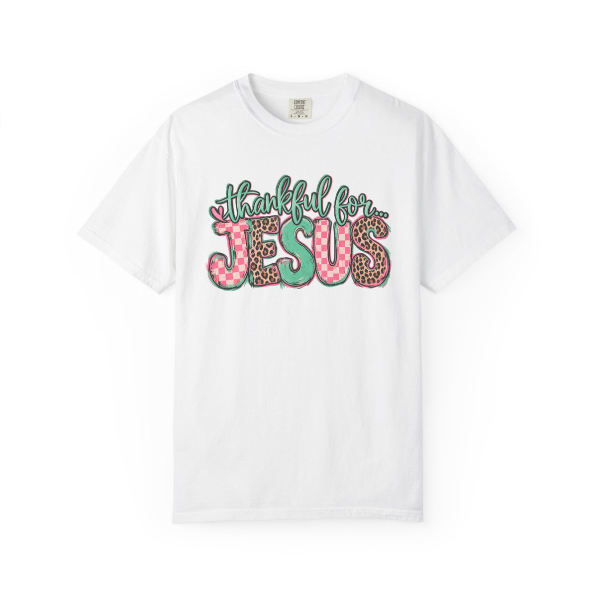 Thankful for Jesus Tee floral