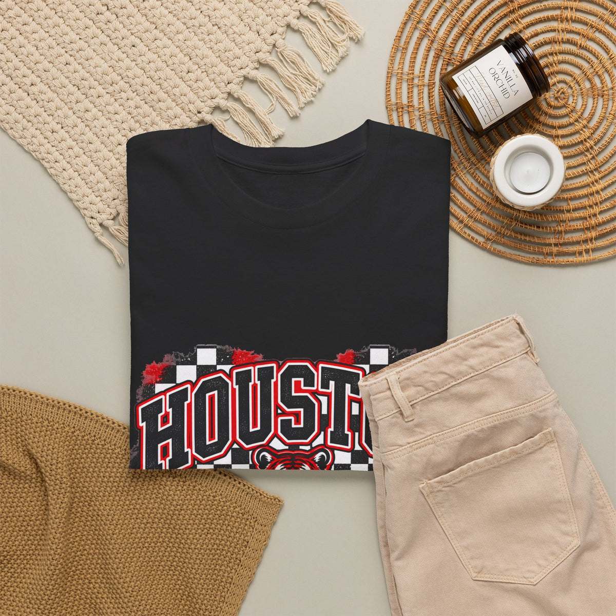 Houston Tigers Vintage Racing Tee