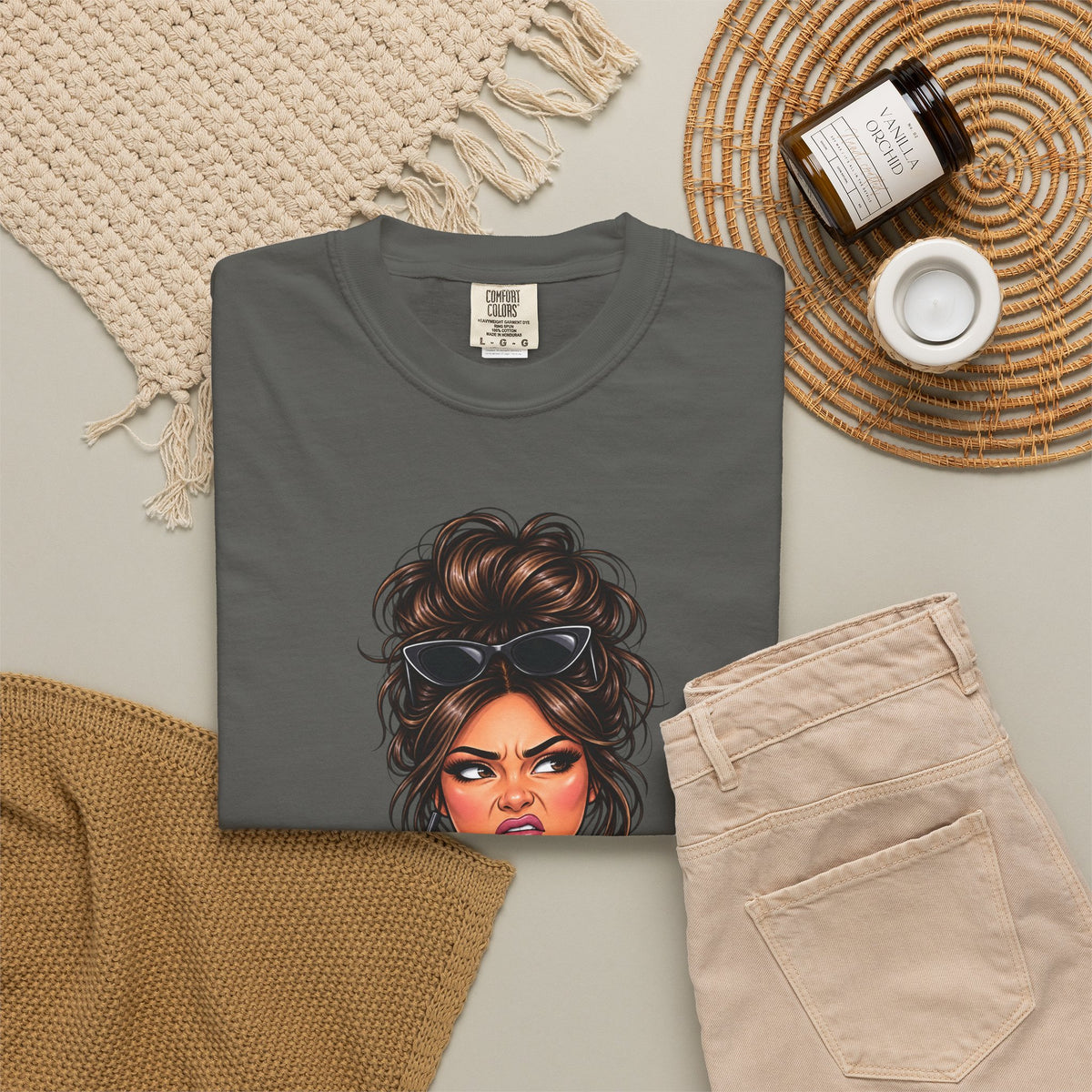 Iced Coffee Girl Custom T-Shirt