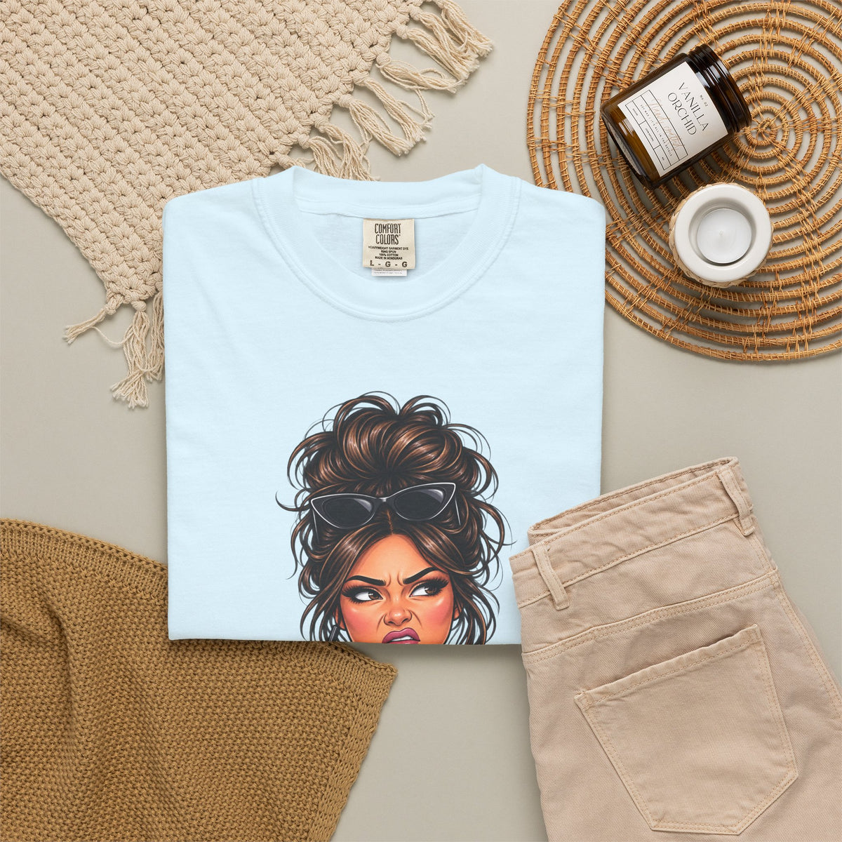 Iced Coffee Girl Custom T-Shirt