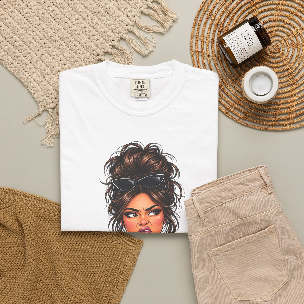 Iced Coffee Girl Custom T-Shirt