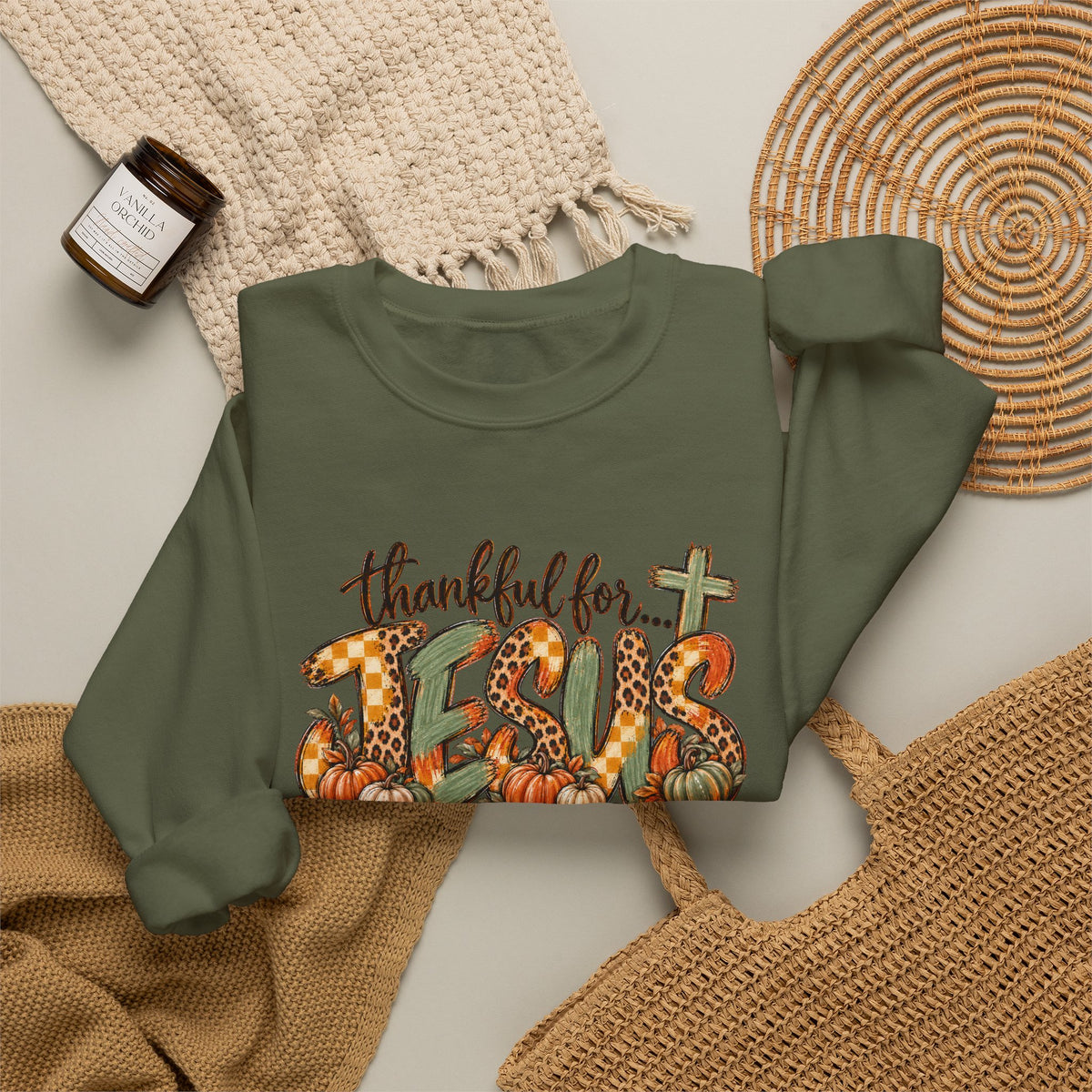 Thankful for Jesus Fall Sweatshirt