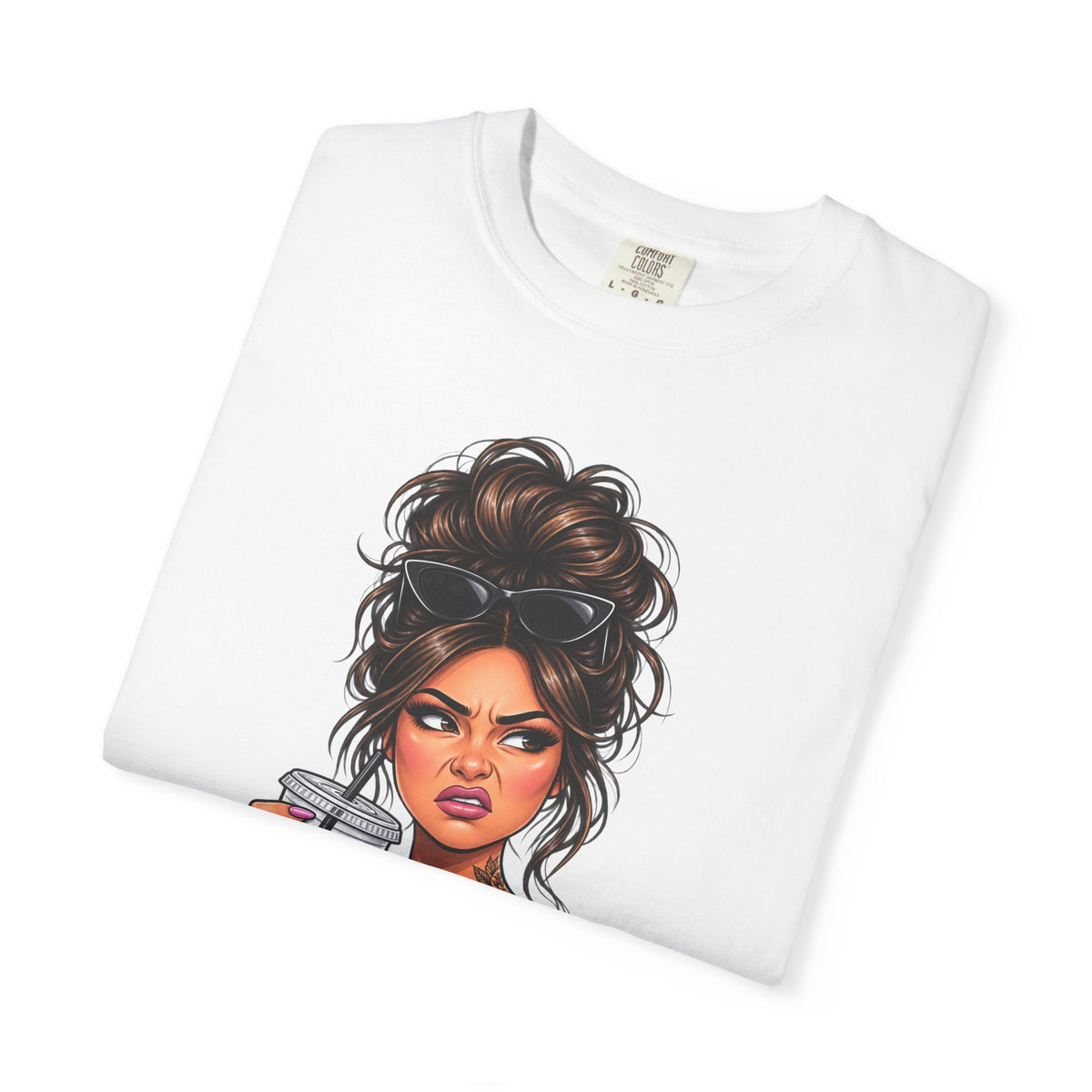 Iced Coffee Girl Custom T-Shirt