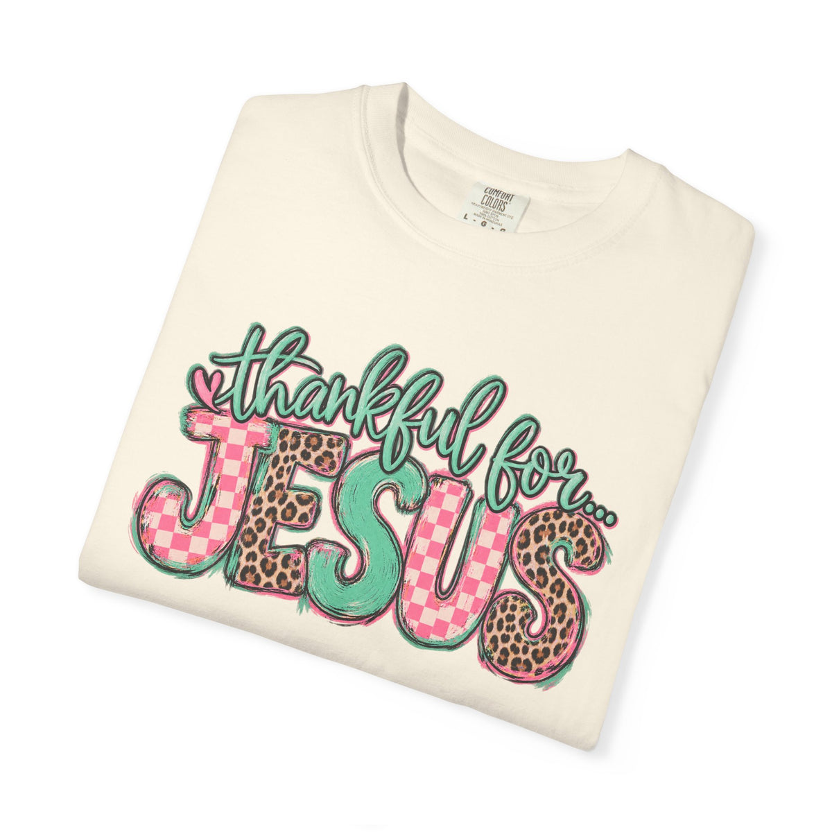 Thankful for Jesus Tee floral