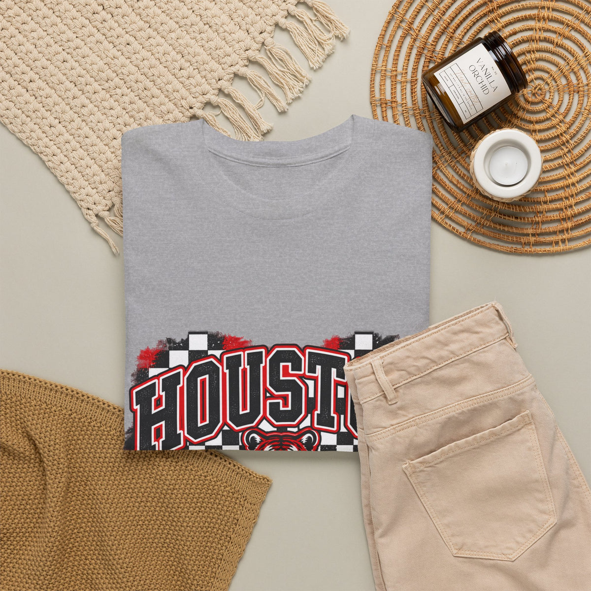 Houston Tigers Vintage Racing Tee