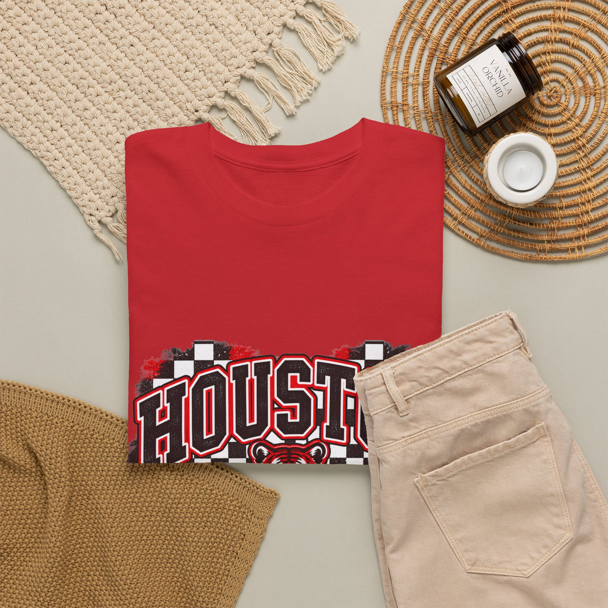 Houston Tigers Vintage Racing Tee