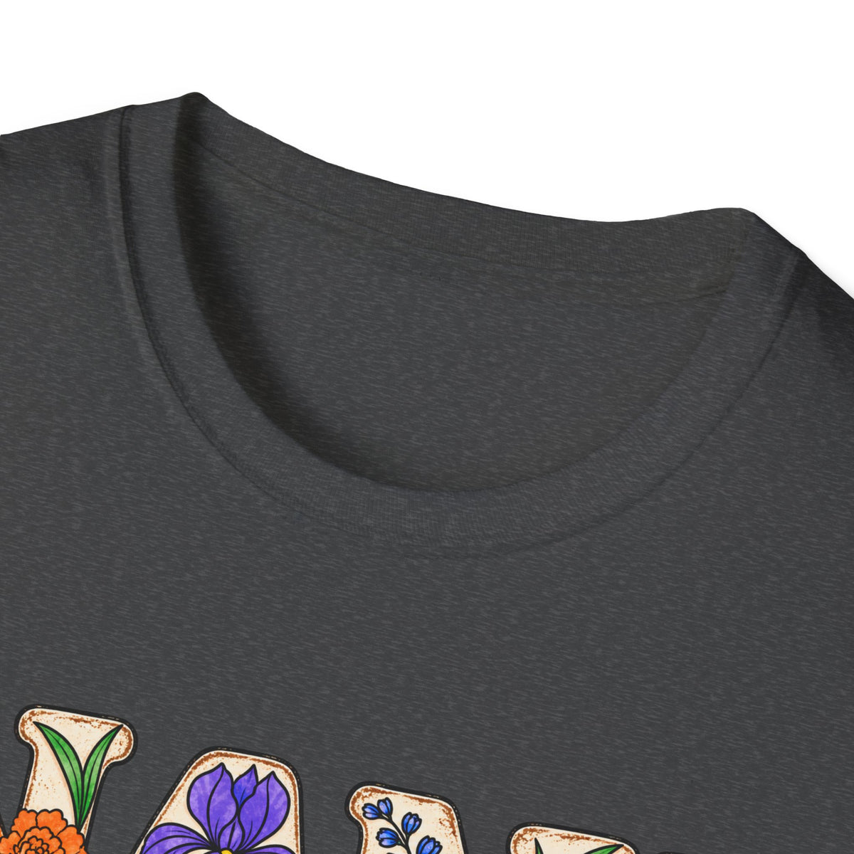 NANI custom tee! With birth flowers and names.