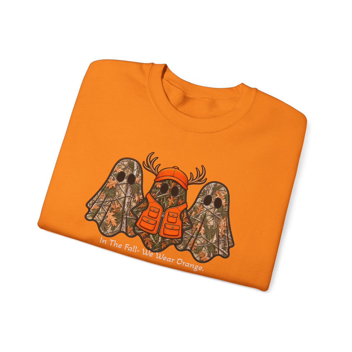 In the Fall We Wear Orange -Crewneck Sweatshirt
