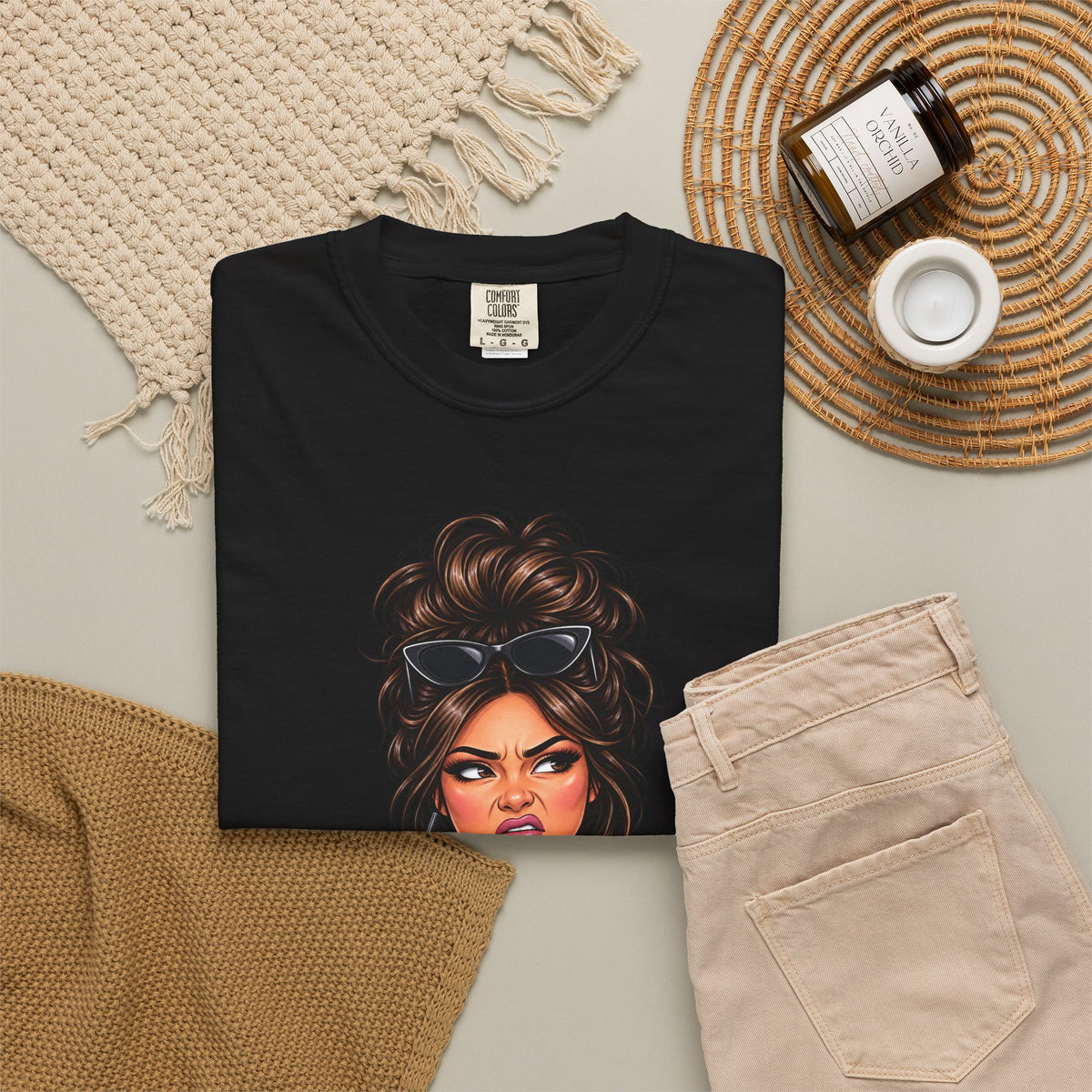Iced Coffee Girl Custom T-Shirt