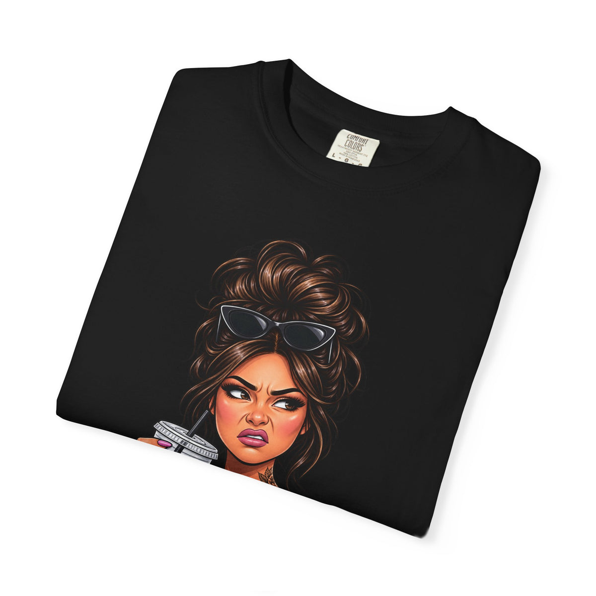 Iced Coffee Girl Custom T-Shirt