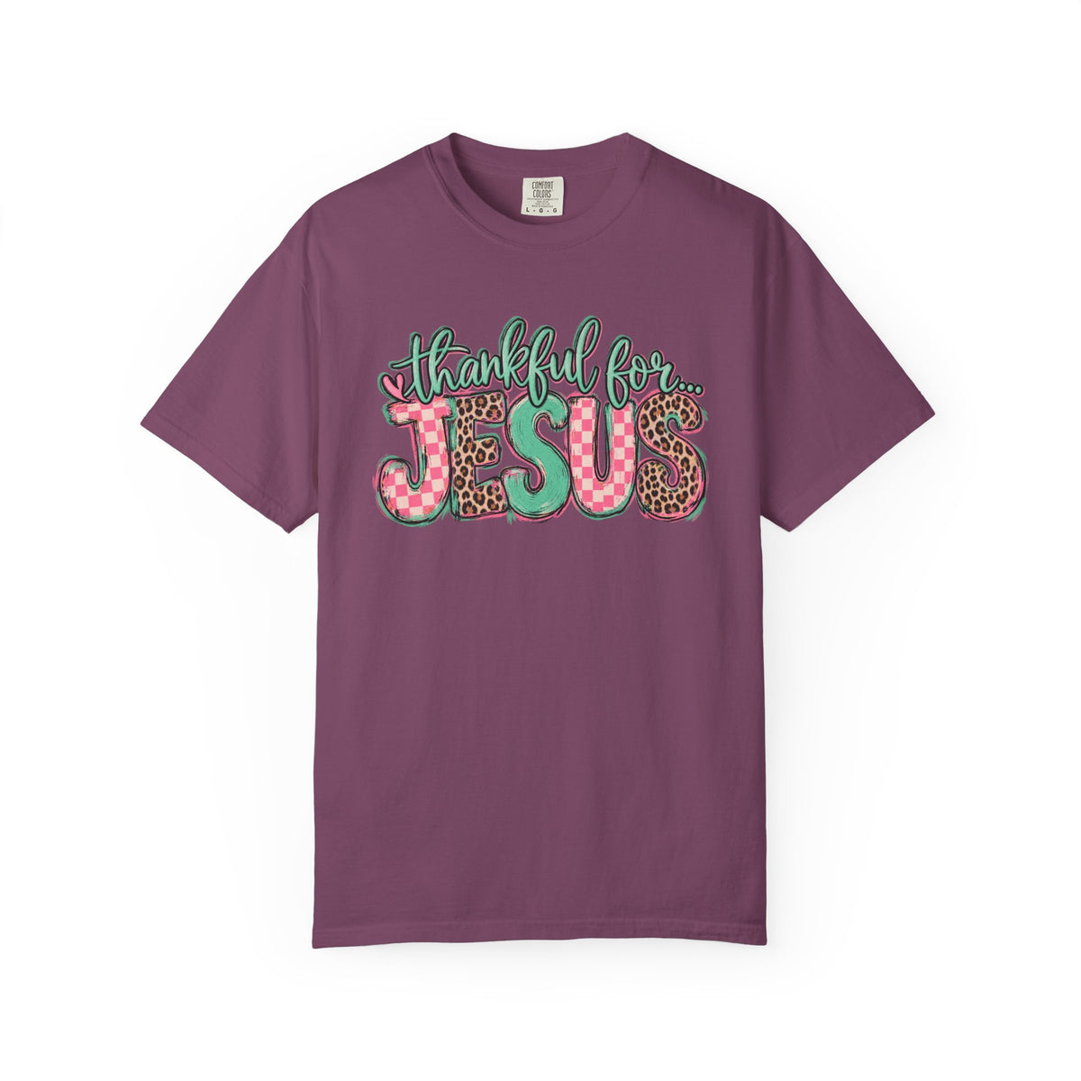 Thankful for Jesus Tee floral