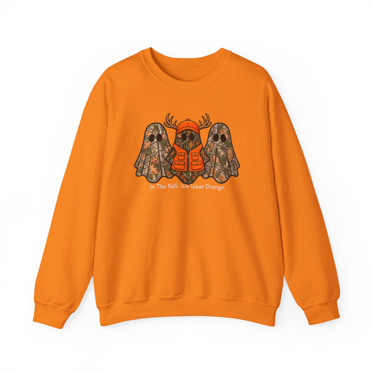 In the Fall We Wear Orange -Crewneck Sweatshirt