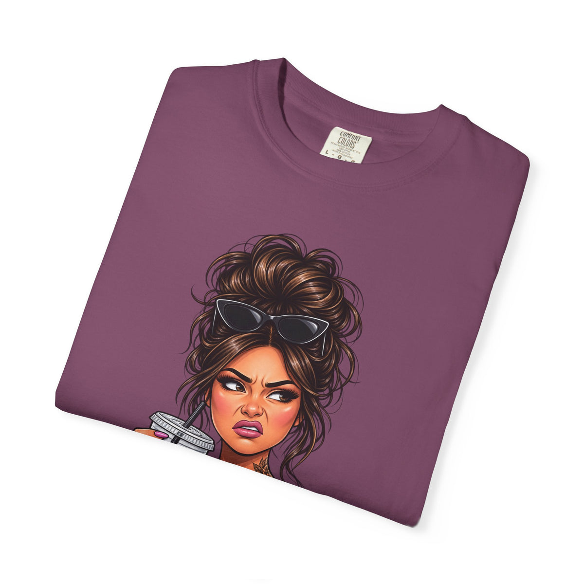 Iced Coffee Girl Custom T-Shirt