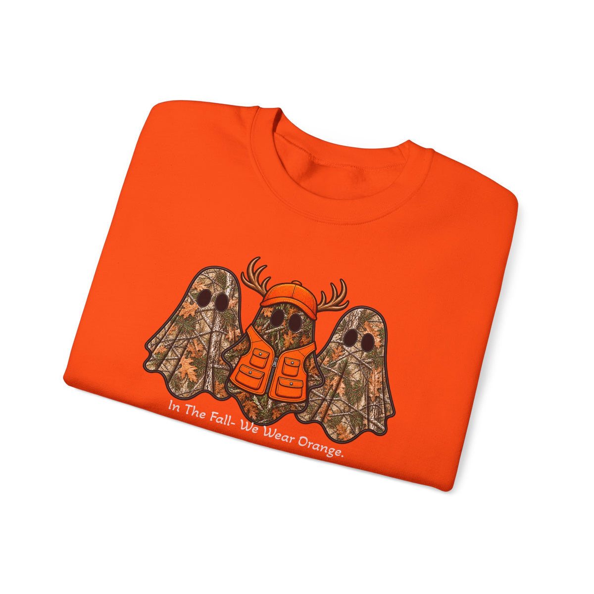In the Fall We Wear Orange -Crewneck Sweatshirt
