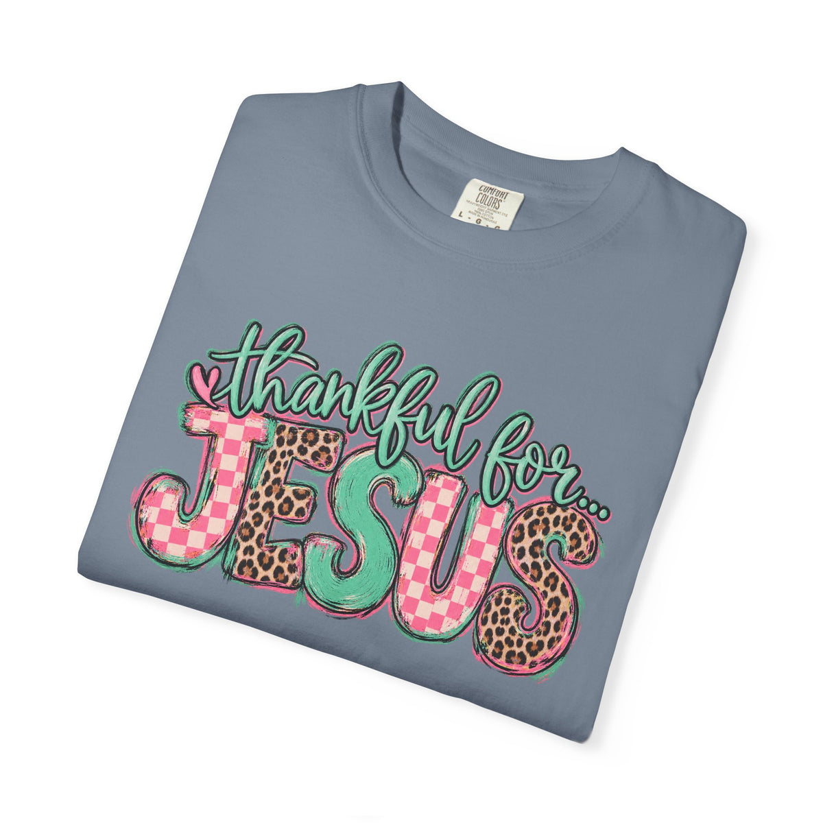 Thankful for Jesus Tee floral