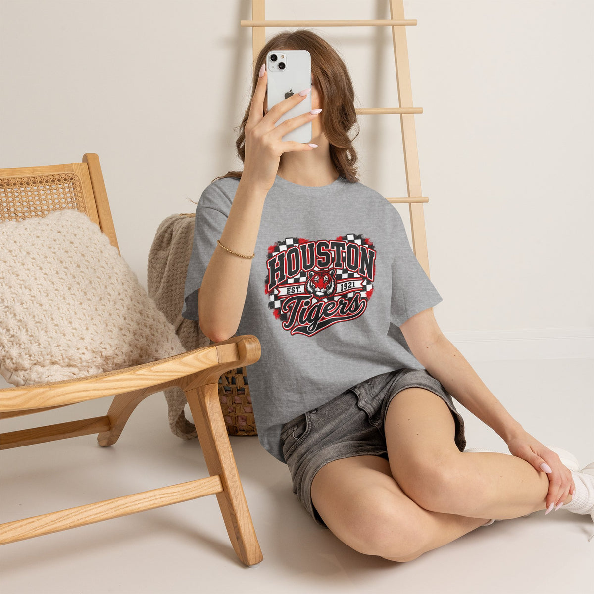 Houston Tigers Vintage Racing Tee