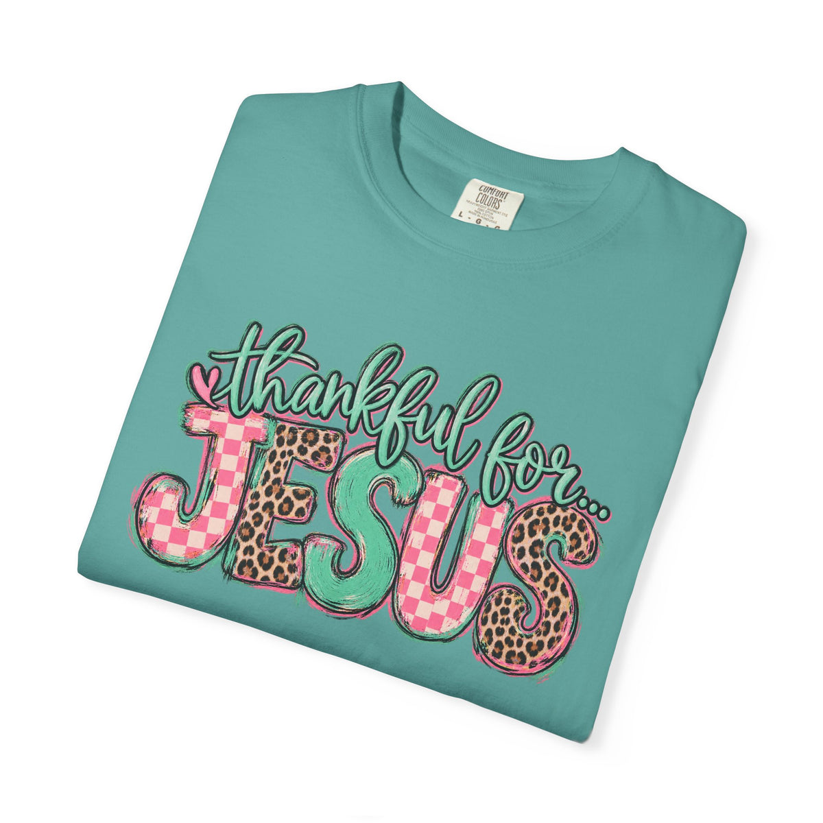 Thankful for Jesus Tee floral