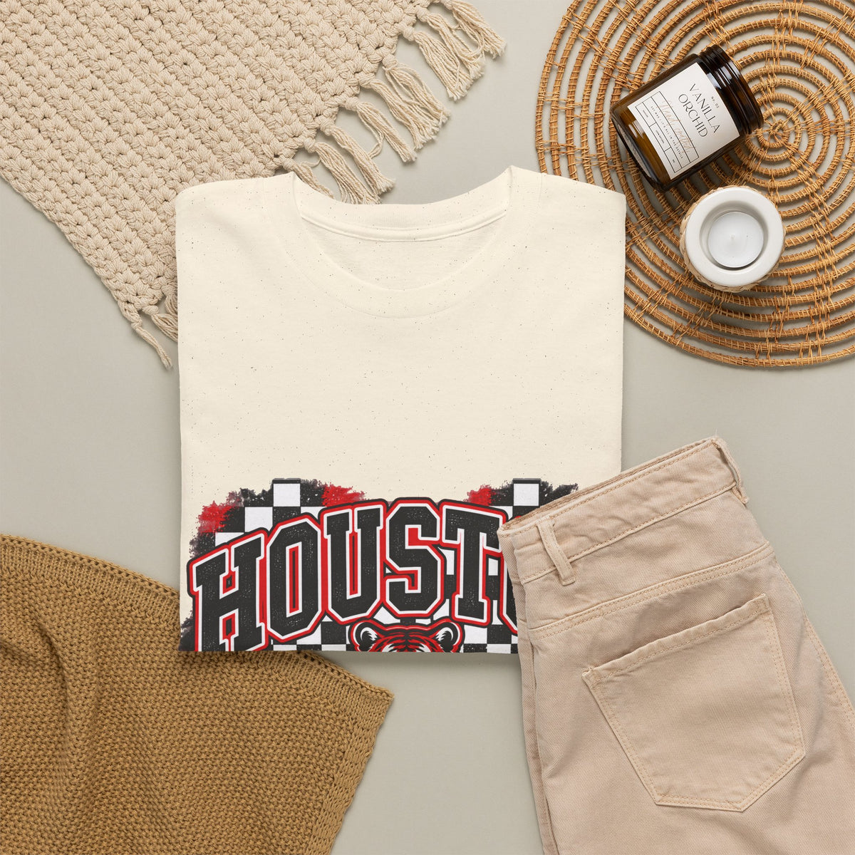 Houston Tigers Vintage Racing Tee
