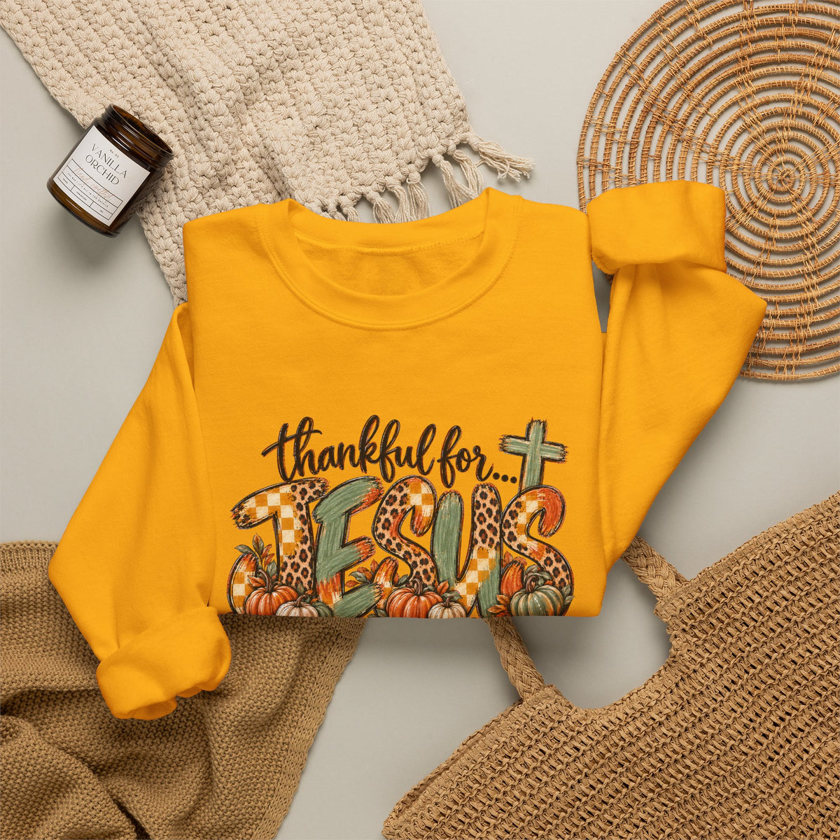 Thankful for Jesus Fall Sweatshirt