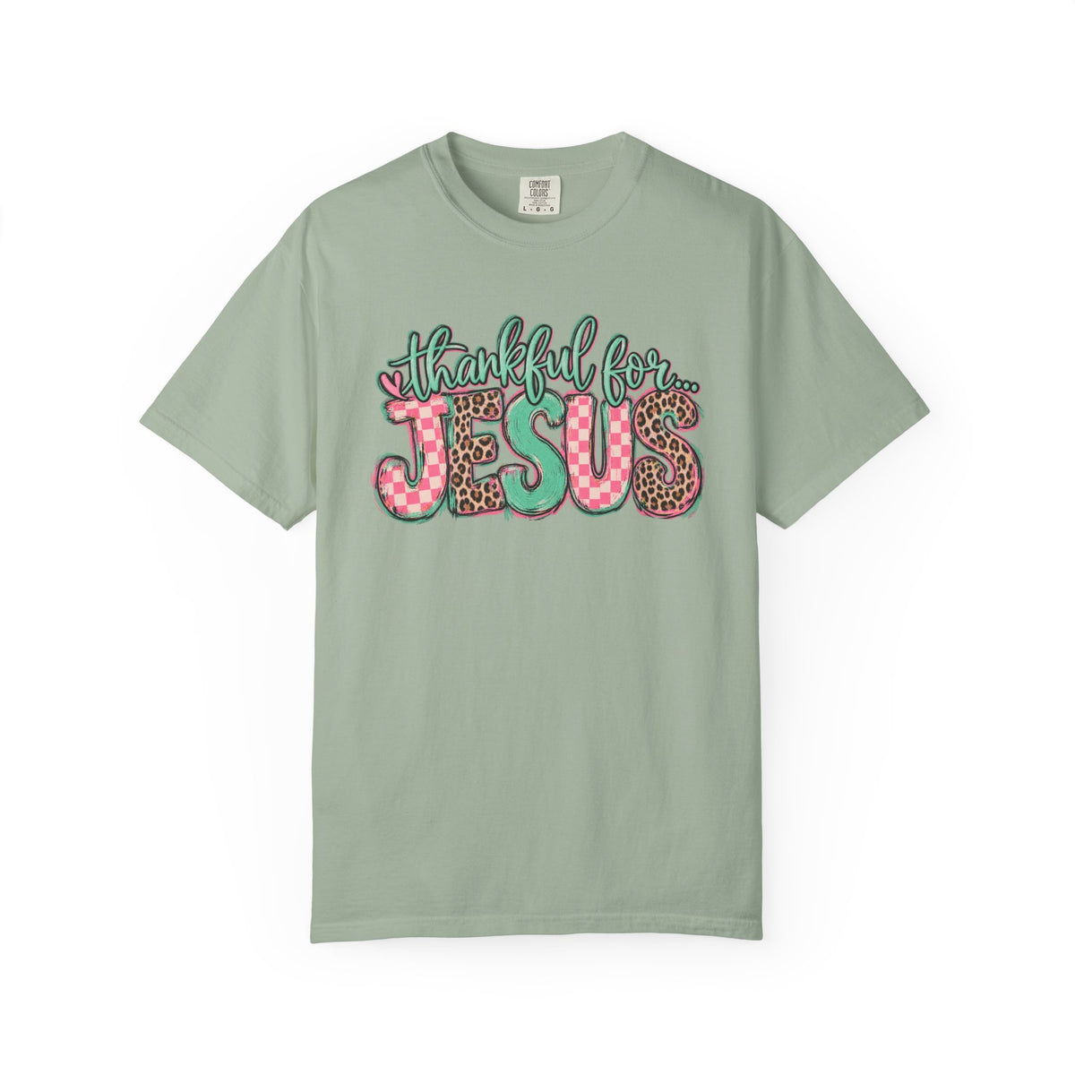 Thankful for Jesus Tee floral