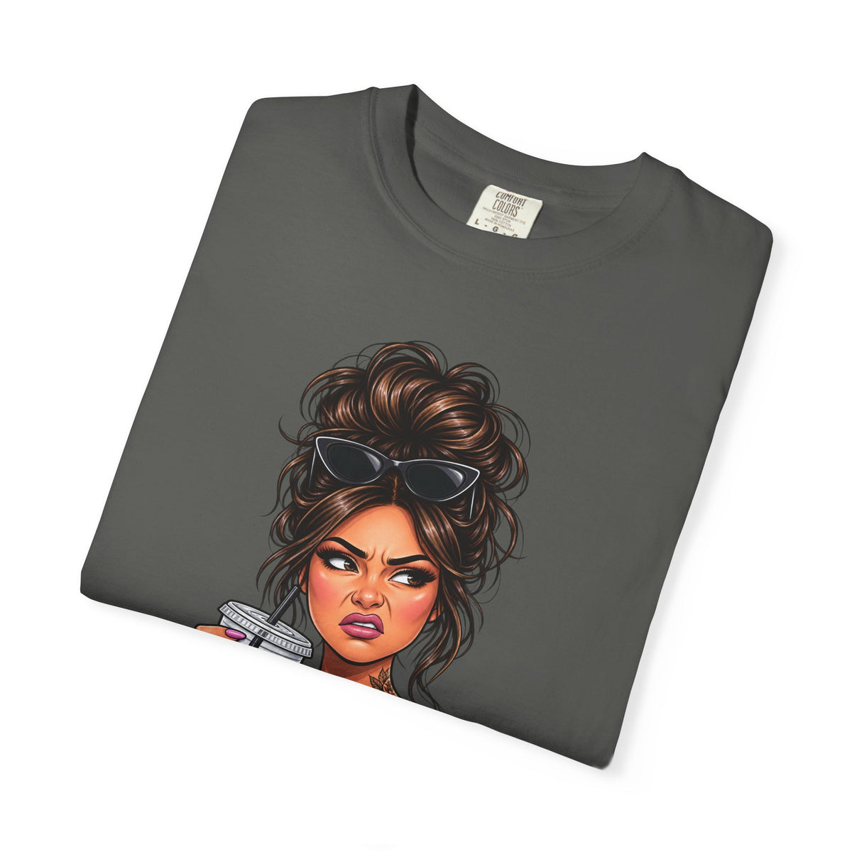 Iced Coffee Girl Custom T-Shirt