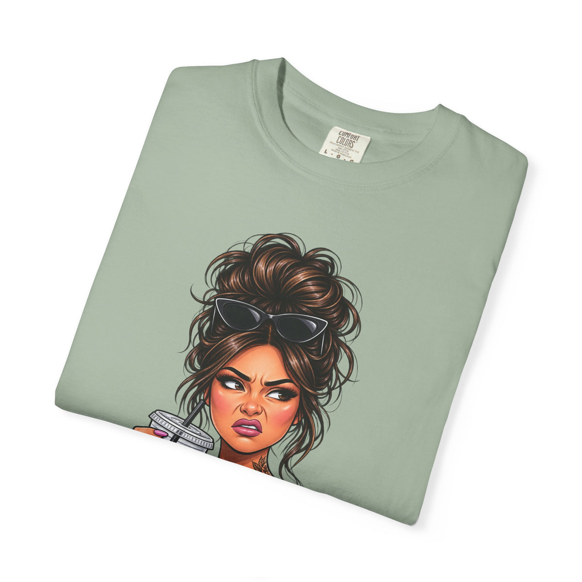 Iced Coffee Girl Custom T-Shirt