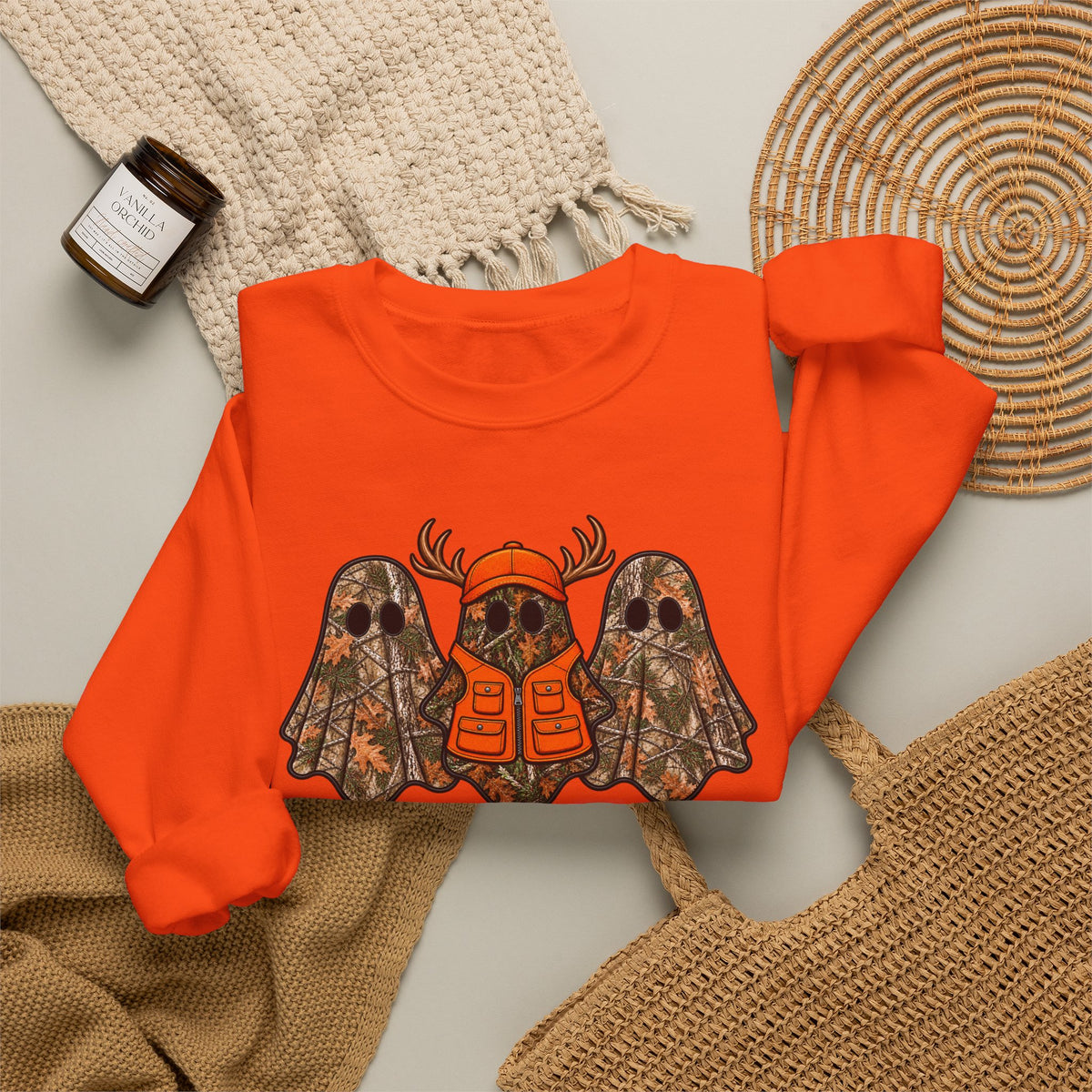 In the Fall We Wear Orange -Crewneck Sweatshirt