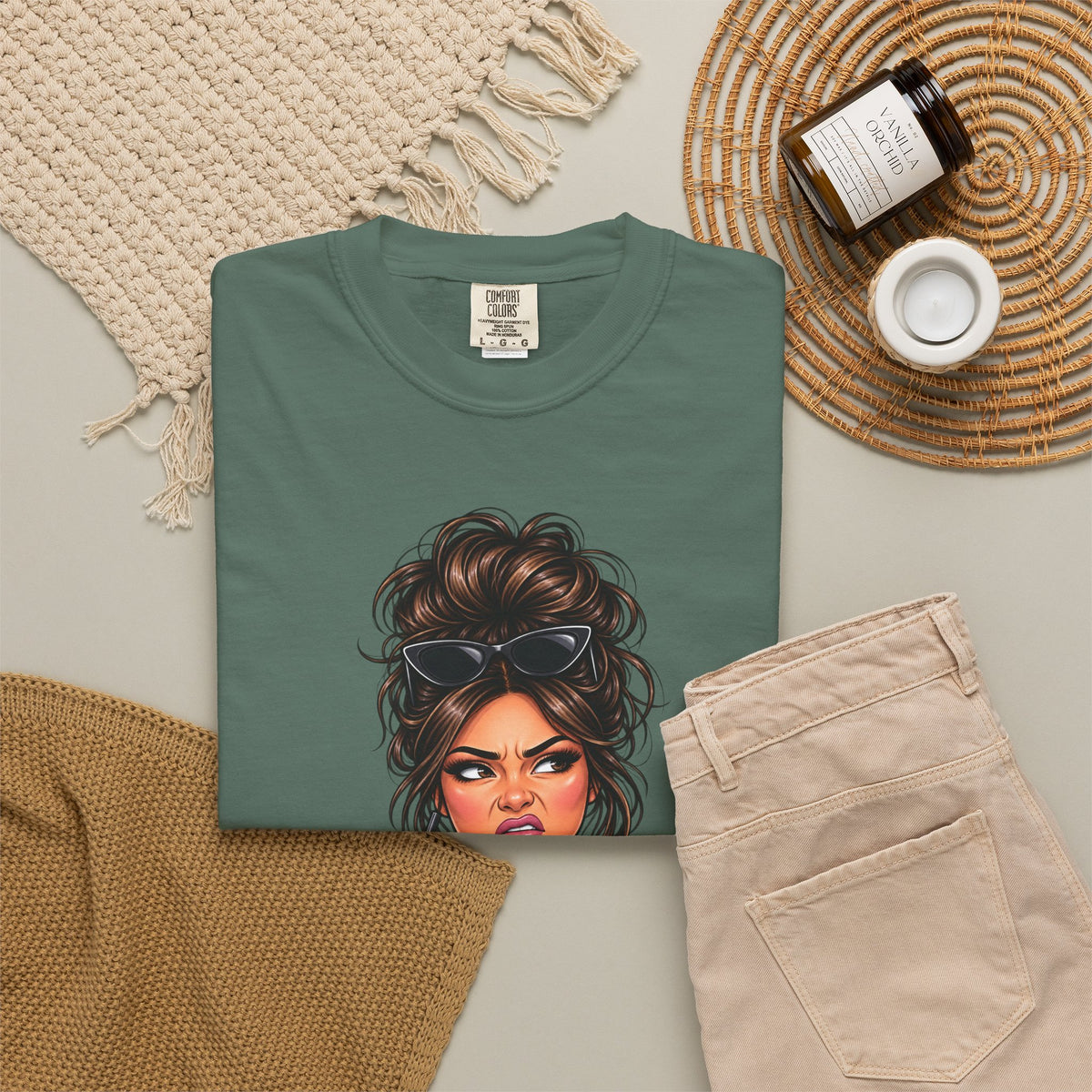 Iced Coffee Girl Custom T-Shirt