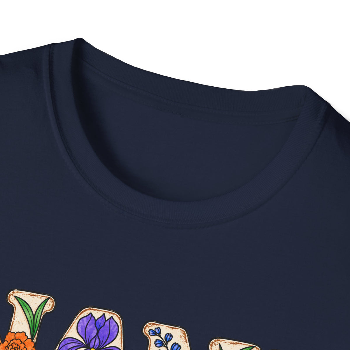 NANI custom tee! With birth flowers and names.